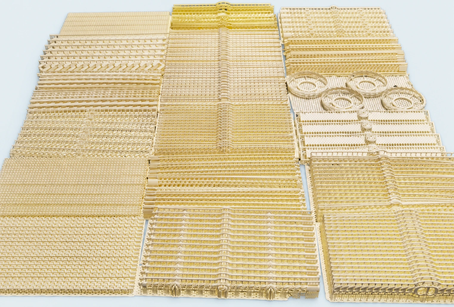 Jewelry resin · Batch print examples