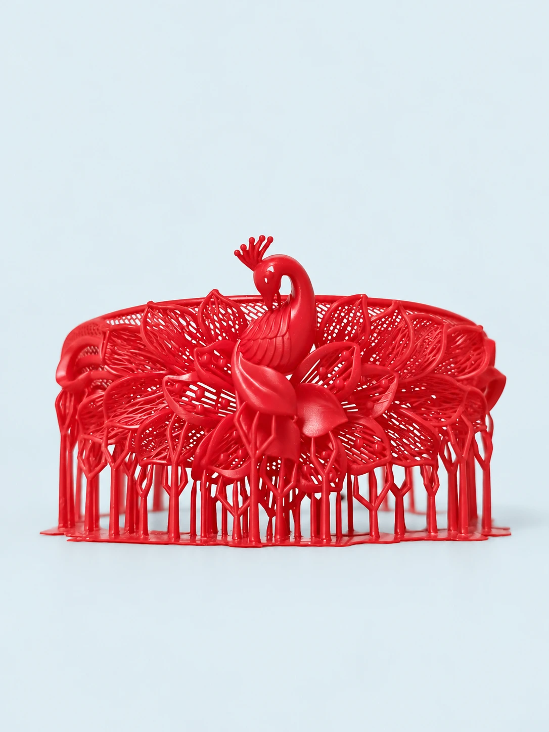 Red resin · Supported print