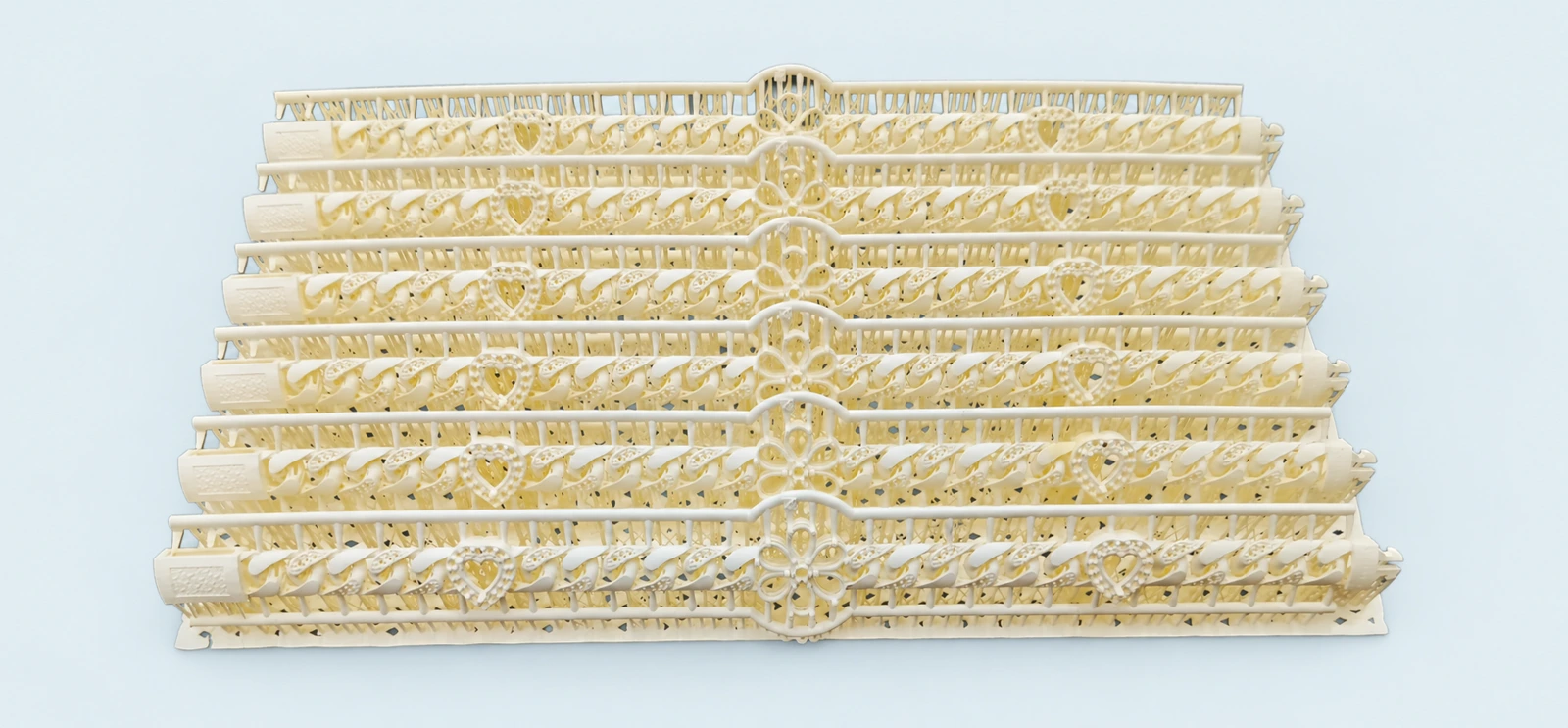 Jewelry resin · Supported chain patterns